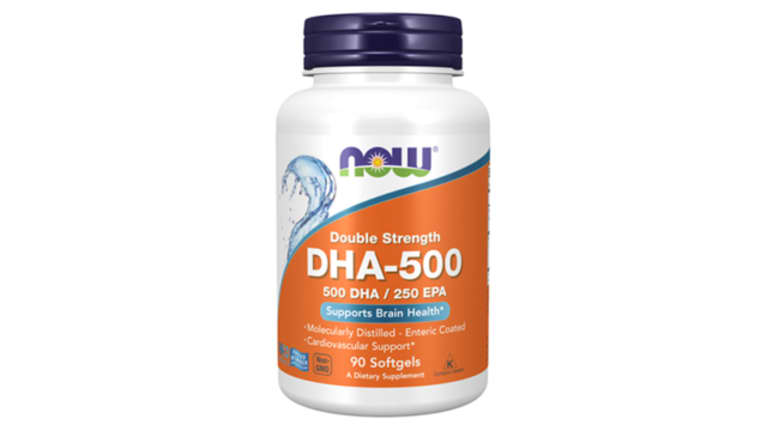 Best fish burp-free: NOW Foods Double Strength DHA-500