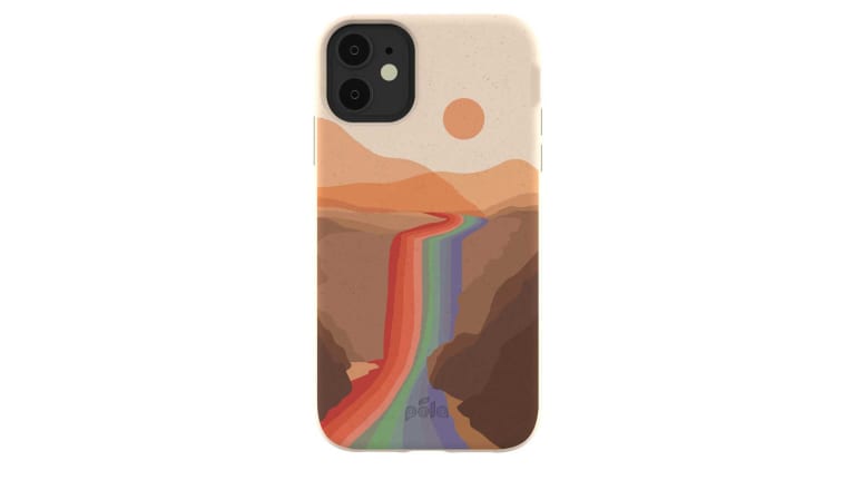 phone case with mountain design