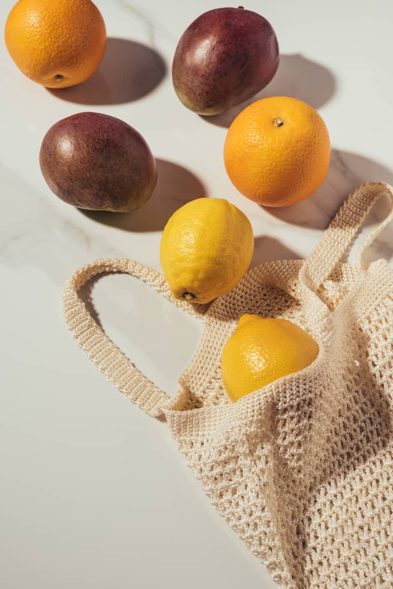 可持续袋装柑桔
