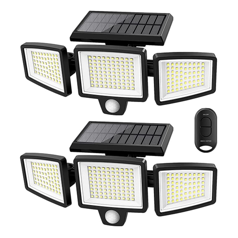 outdoor solar light grid