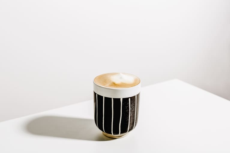 Latte on a Countertop