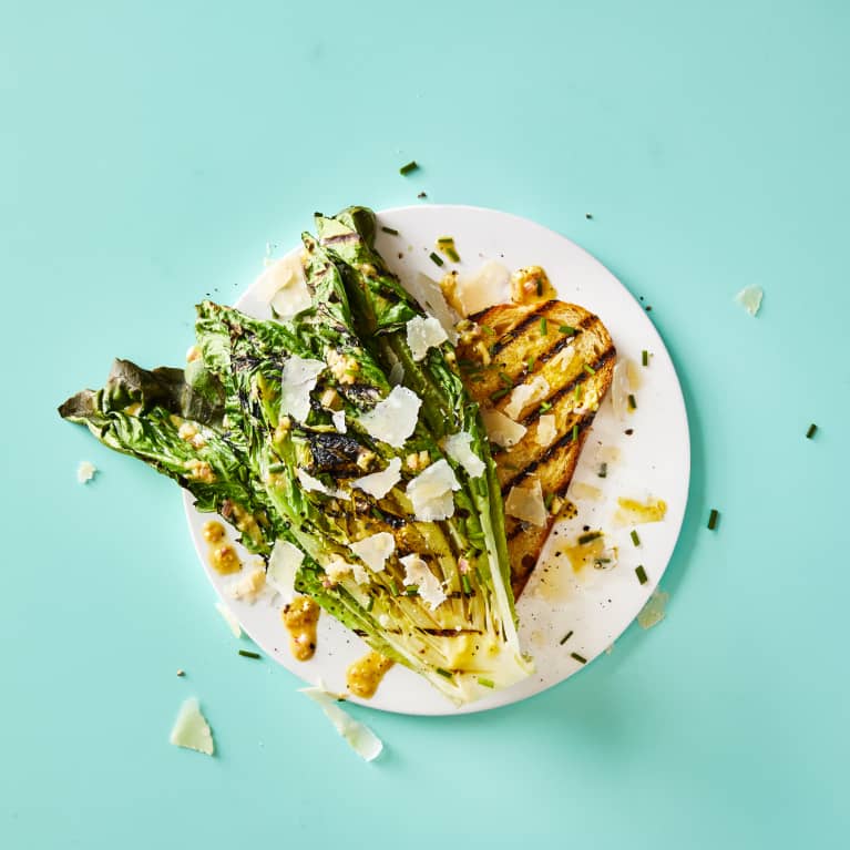 While The Grill Is On, Try This Grilled Romaine Recipe