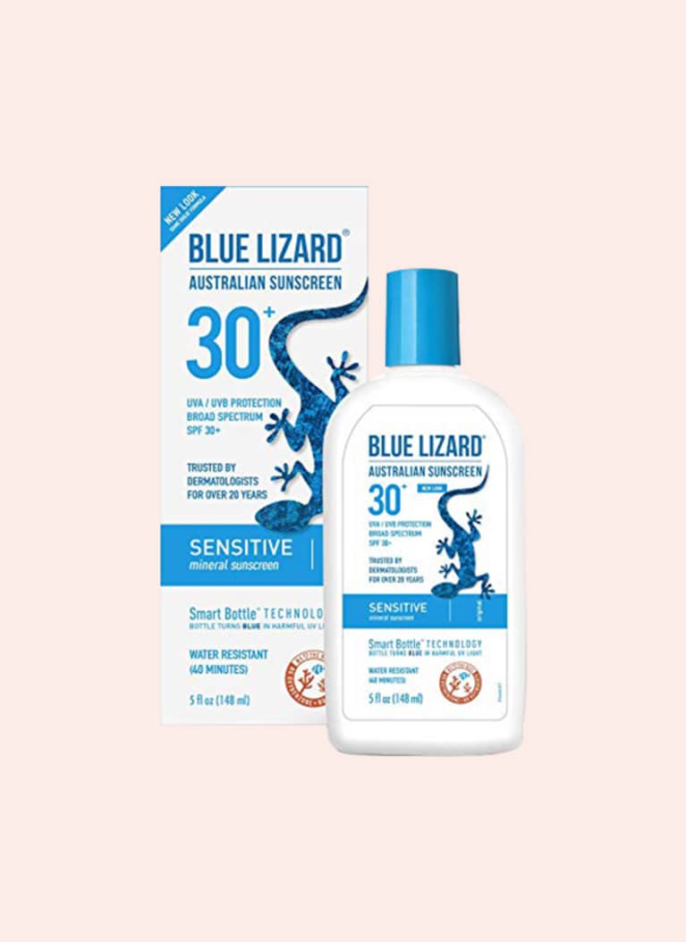 Blue Lizard Australian Sunscreen Sensitive Sunscreen SPF 30+ Broad Spectrum UVA/UVB Protection Blue Lizard Australian Sunscreen Sensitive Sunscreen SPF 30+ Broad Spectrum UVA/UVB Protection