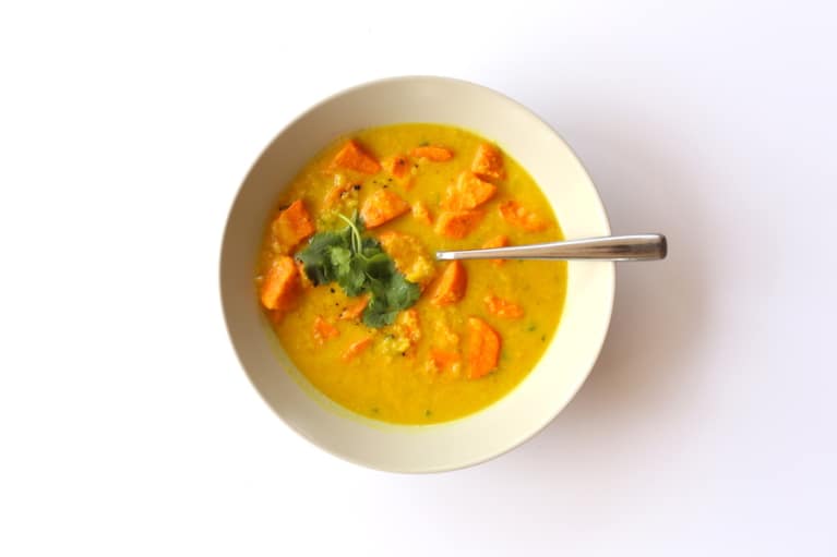 Perfect For Fall: Yam, Lentil & Ginger Soup