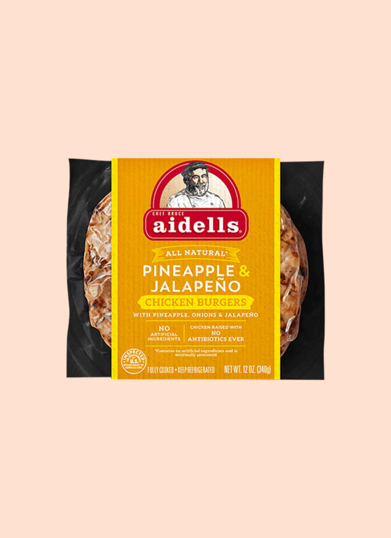 Aidells Pineapple & Jalapeño Chicken Burgers Aidells Pineapple & Jalapeño Chicken Burgers