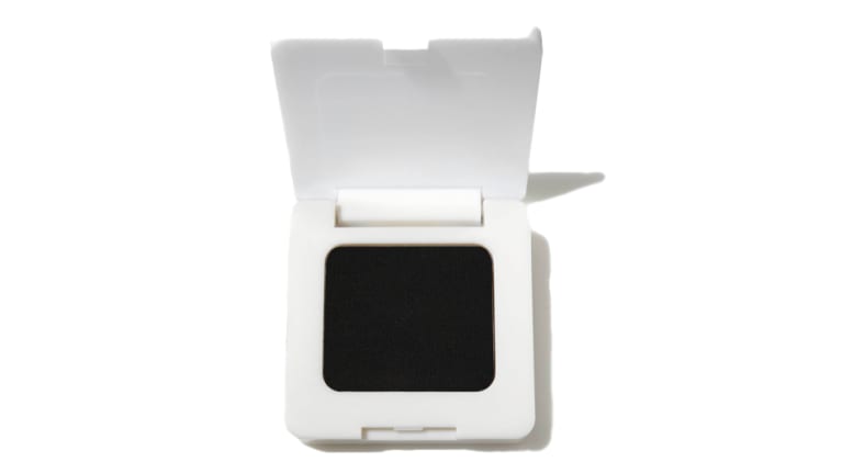 RMS beauty white square case with black eyeliner