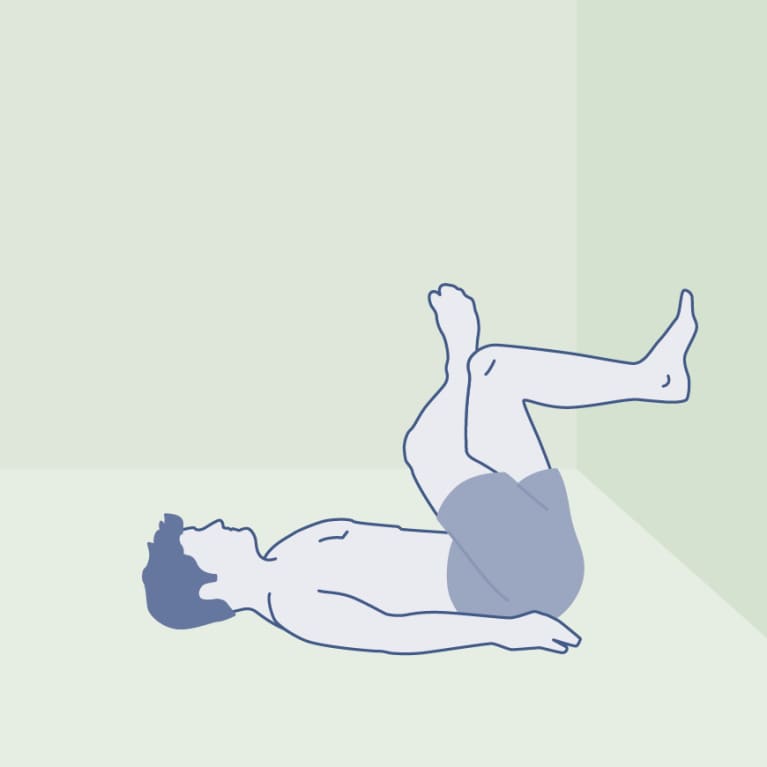 Reclining Pigeon Pose Reclining Pigeon Pose