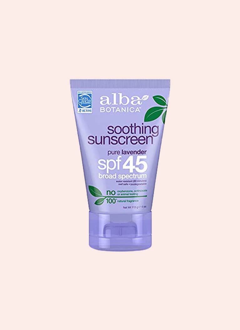Alba Botanica Soothing Sunscreen Pure Lavender SPF 45 Alba Botanica Soothing Sunscreen Pure Lavender SPF 45