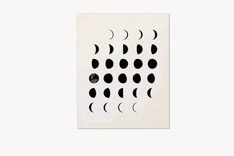 Moon Phases Wall Art Moon Phases Wall Art