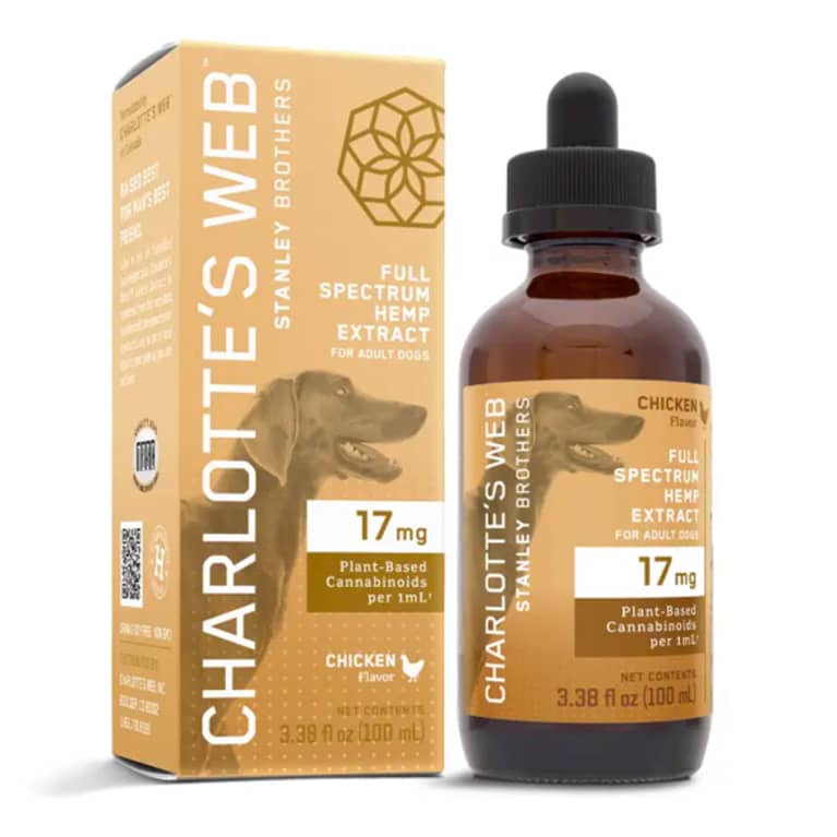 8. Charlotte’s Web Full Spectrum Hemp Extract For Adult Dogs