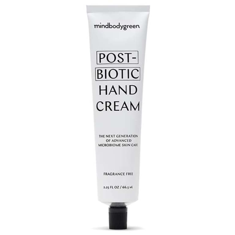mindbodygreen postbiotic hand cream