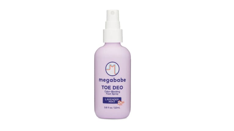 megababe toe deo in purple spray bottle