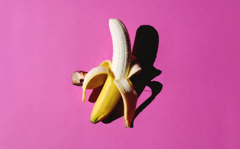 Image of a banana representing a penis.