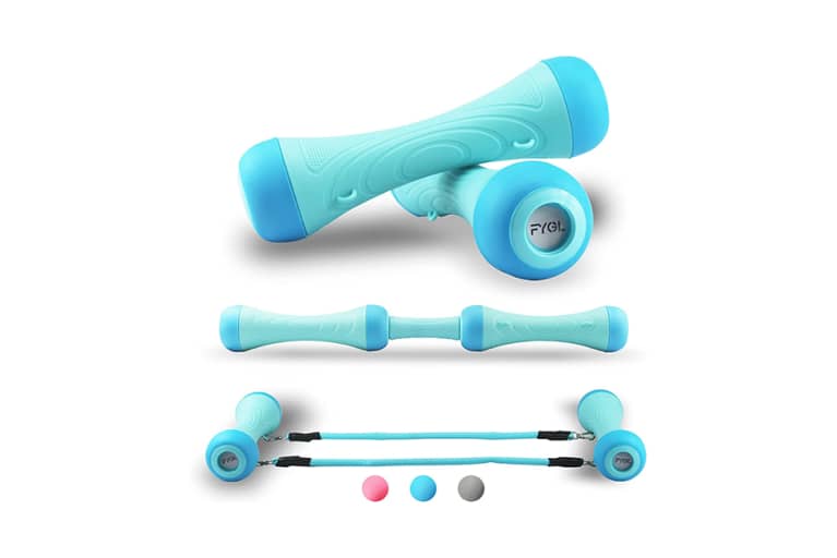 FYGL Adjustable Dumbbell Barbell Set FYGL weights blue set
