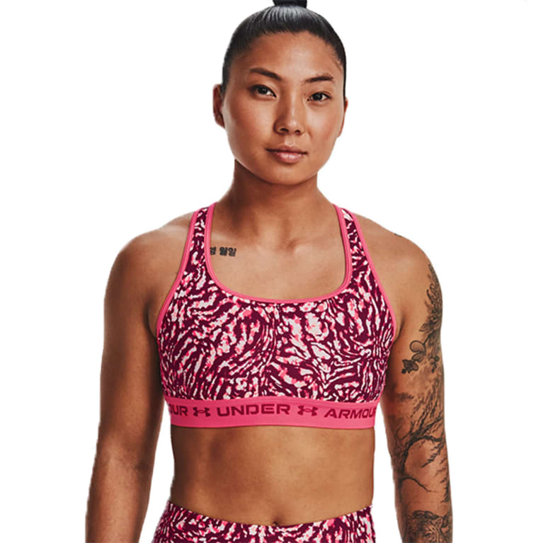 Mid Crossback Printed Sports Bra Mid Crossback Printed Sports Bra