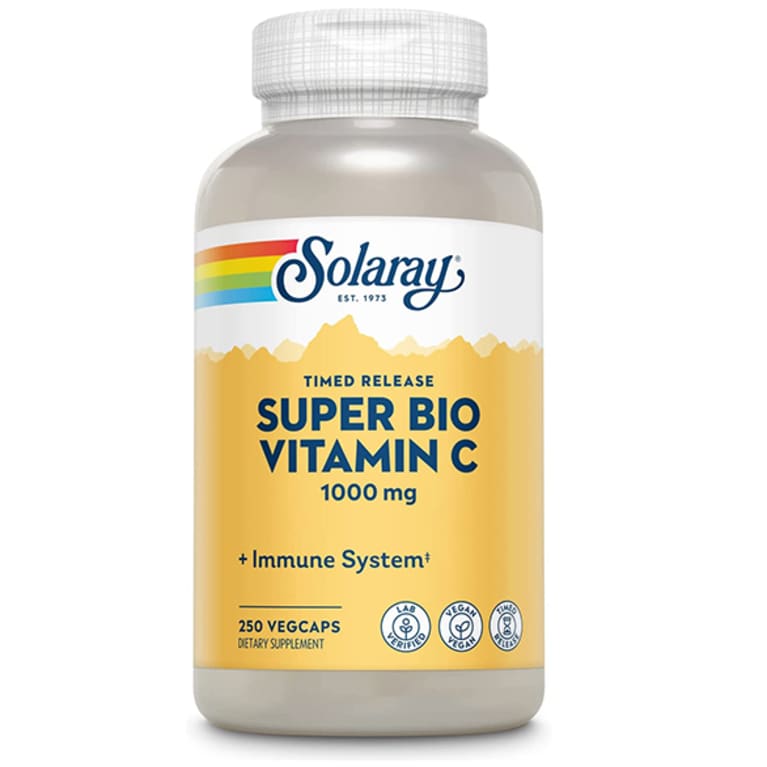 Best timed-release vitamin C: Solaray Timed Release Super Bio Vitamin C