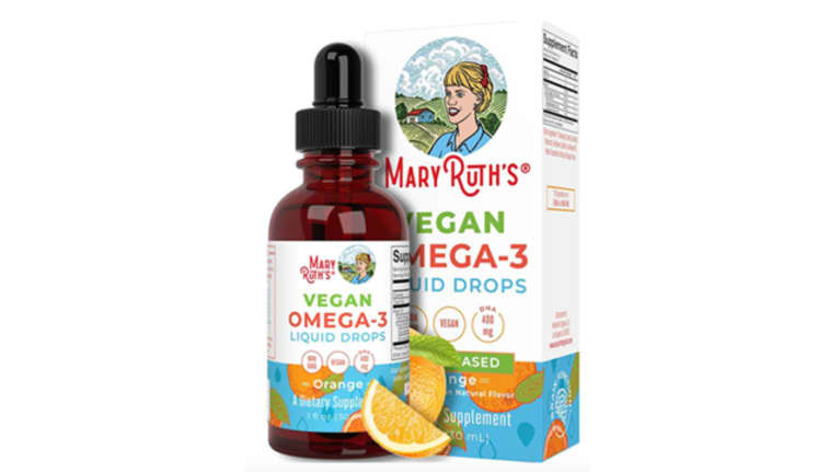 Best liquid drops: Mary Ruth’s Vegan Omega-3 Liquid Drops