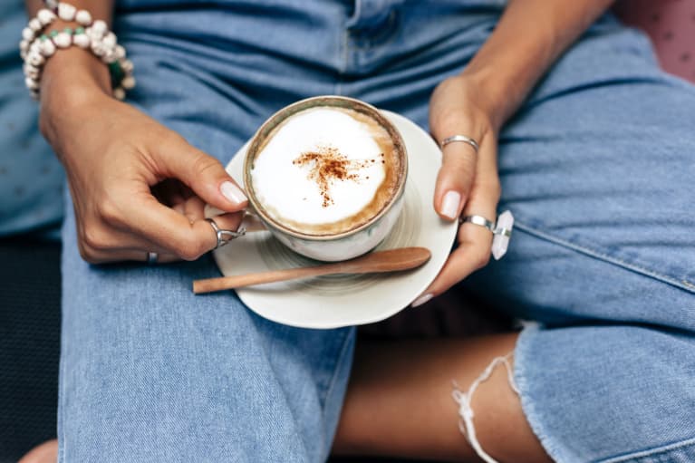 Woman with Coffee