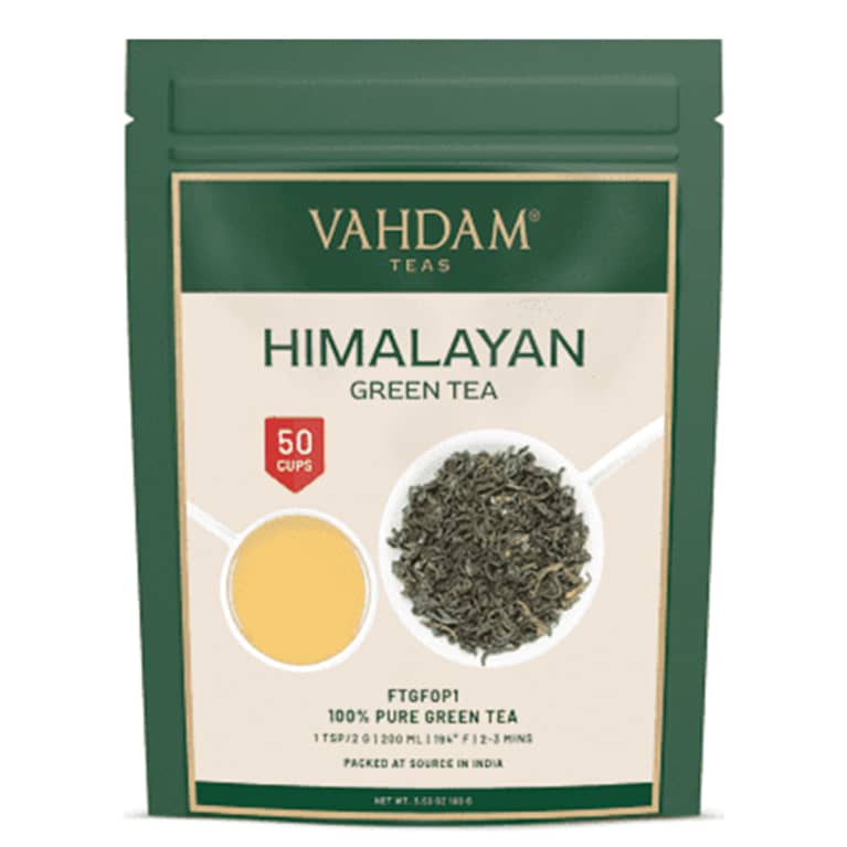 Vahdam green tea