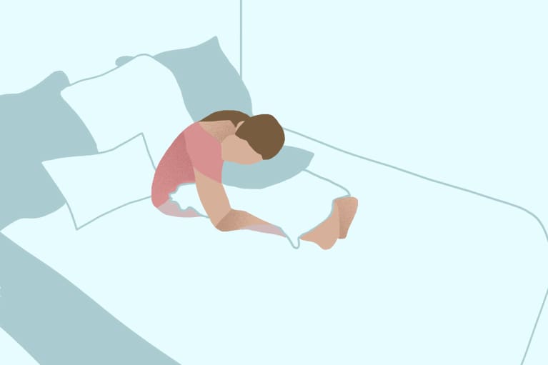 A Relaxing Yoga Sequence You Can Do In Bed