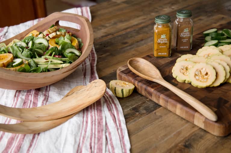 A Delicious Kabocha Squash & Pomegranate Salad Perfect For Your Next Potluck