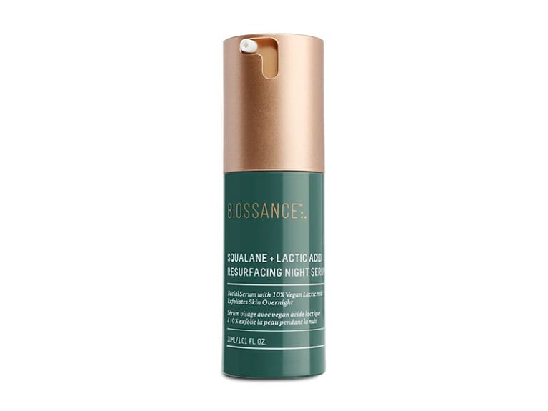 <p>Biossance Squalane + Lactic Acid Resurfacing Night Serum</p> Biossance Squalane + Lactic Acid Resurfacing Night Serum