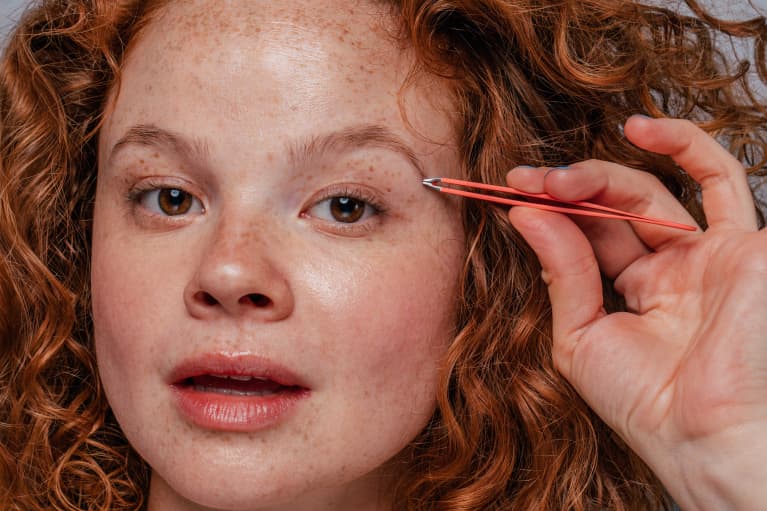 4 Tips If You've Over-Plucked Your Eyebrows, From Experts