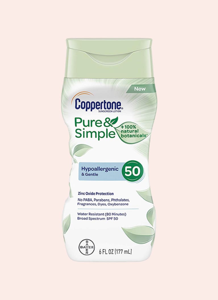 Coppertone Pure & Simple SPF 50 Sunscreen Lotion Coppertone Pure & Simple SPF 50 Sunscreen Lotion