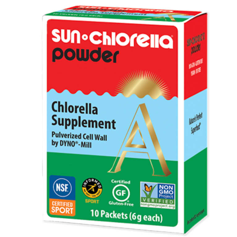 sun chlorella supplement packaging