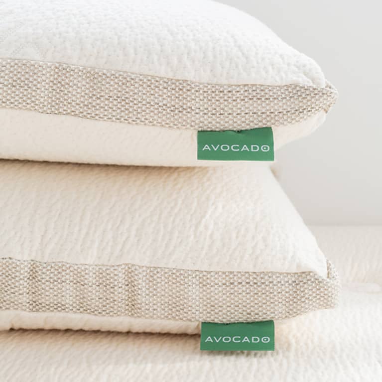 Avocado Molded Latex Pillow Avocado Molded Latex Pillow