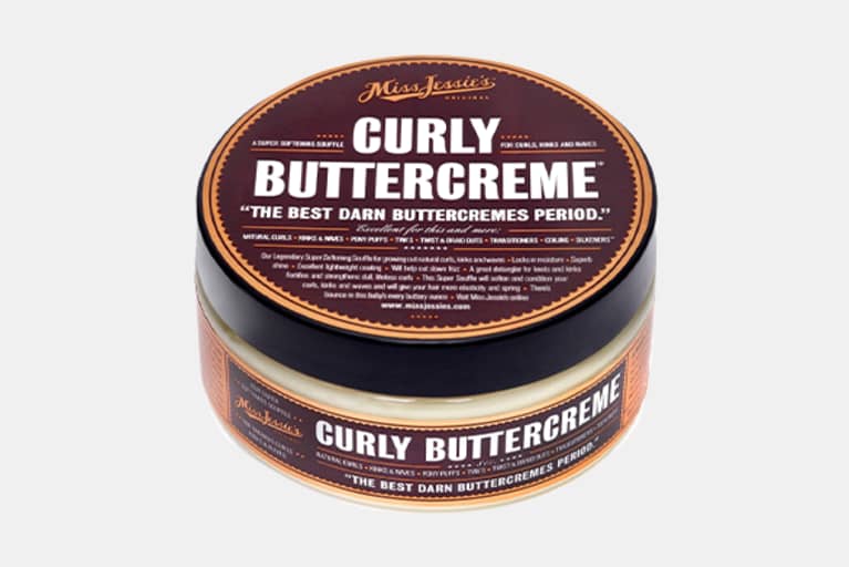 curly buttercreme hair