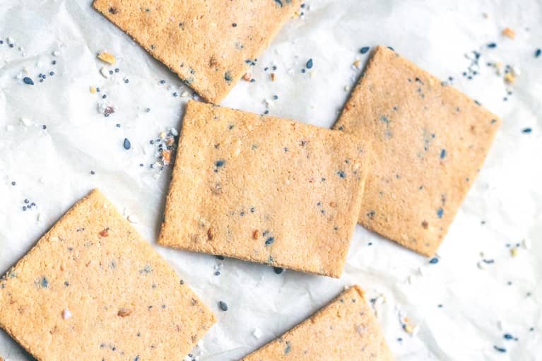 Snack On These Protein-Packed Homemade Crackers With Everything Seasoning