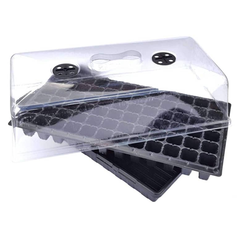 black seed starter tray with clear covering black seed starter tray with clear covering