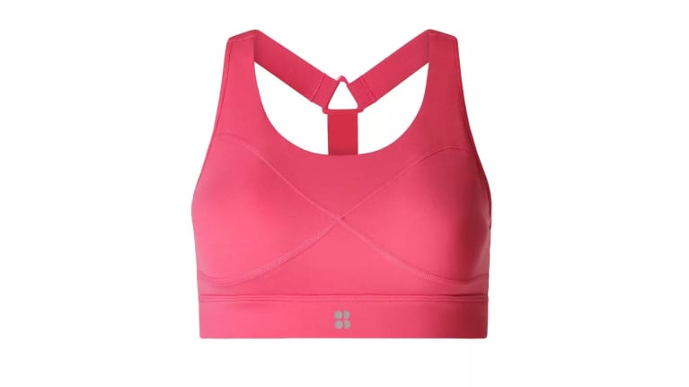 Sweaty Betty High Impact Sports Bra in Dahlia Pink