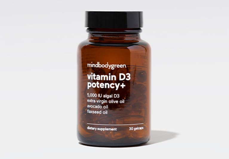 mindbodygreen vitamin D3 potency bottle