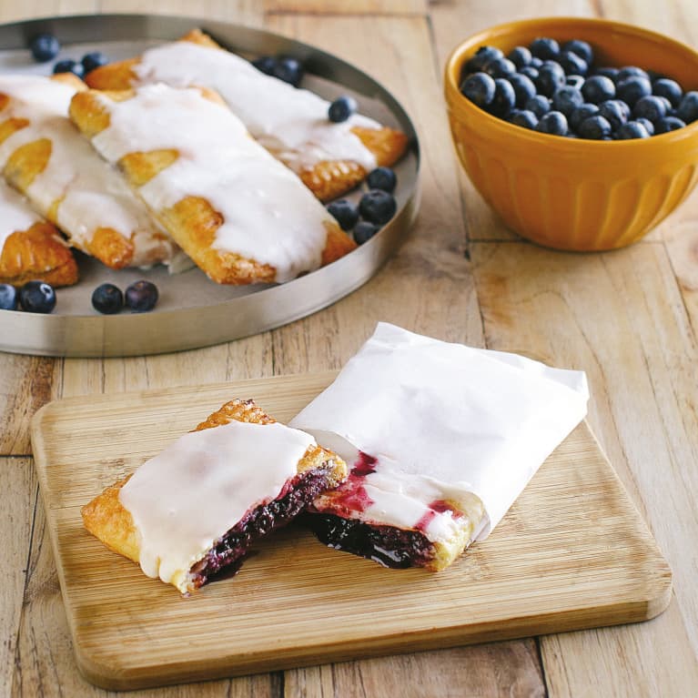 CBD Olie Keto Blueberry Toaster Pastries CBD Olie Keto Blueberry Broodrooster gebak