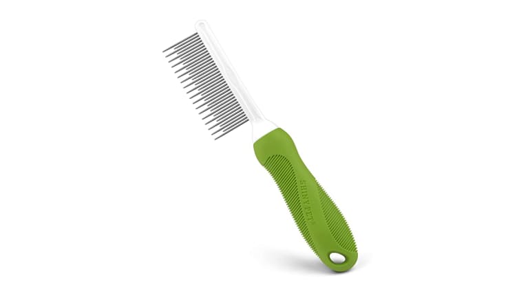 image of comb with grippy handle