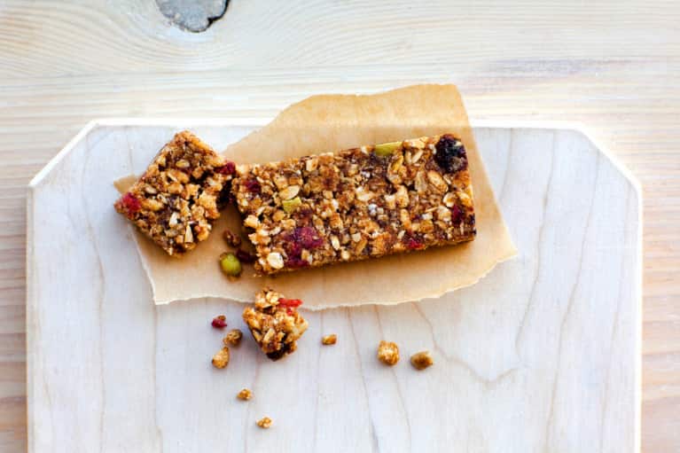 Vegan No-Bake Protein Bars For When Hangry Isn't An Option