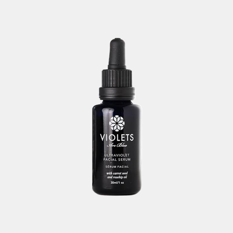 <p>Violets Are Blue Ultra Violet Facial Serum with Carrot and Rosehip Seed Oils</p> violets are blue face oil