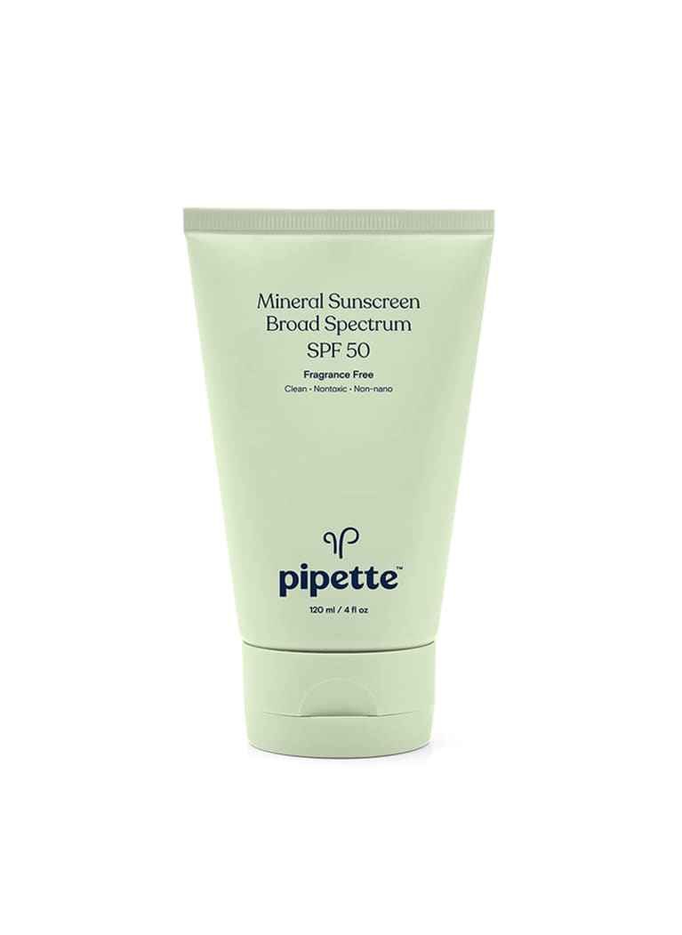Pipette Mineral Sunscreen Broad Spectrum SPF 50 Pipette Mineral Sunscreen Broad Spectrum SPF 50