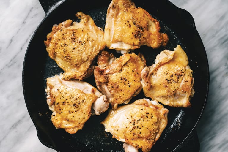 pan fried chicken thighs pan fried chicken thighs