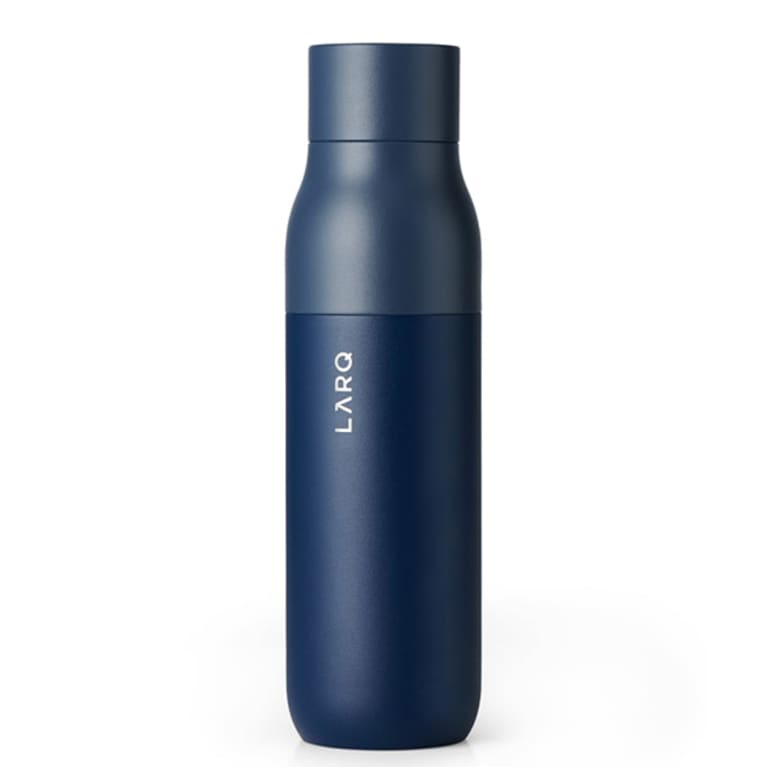 sleep dark blue water bottle with minimalist lid design sleep dark blue water bottle with minimalist lid design