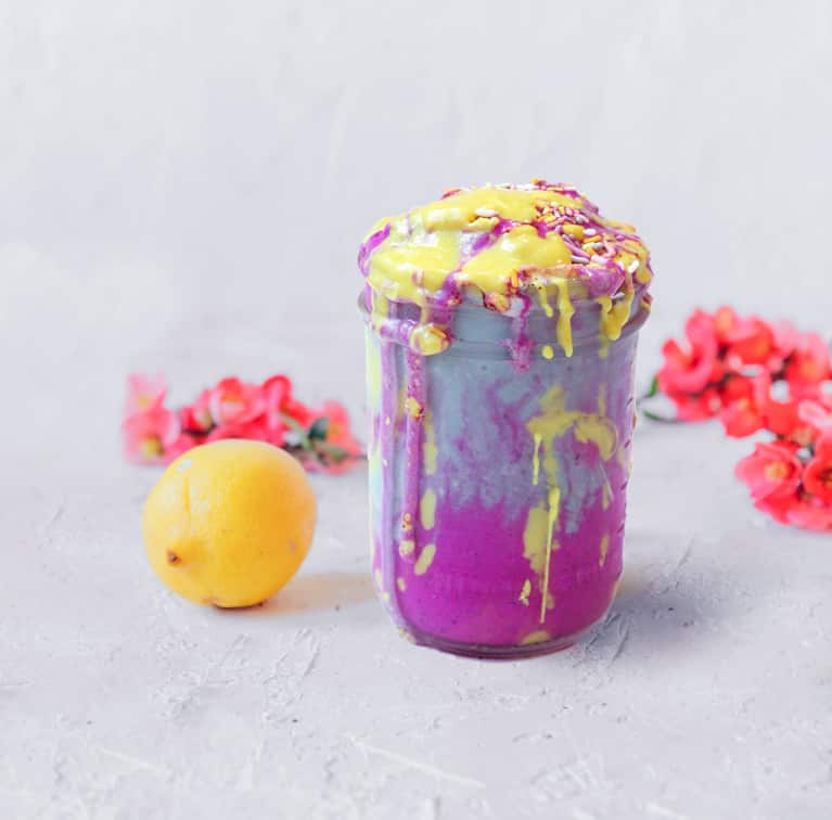 How To Make A Way Healthier (But Just As Beautiful) Unicorn Frappuccino