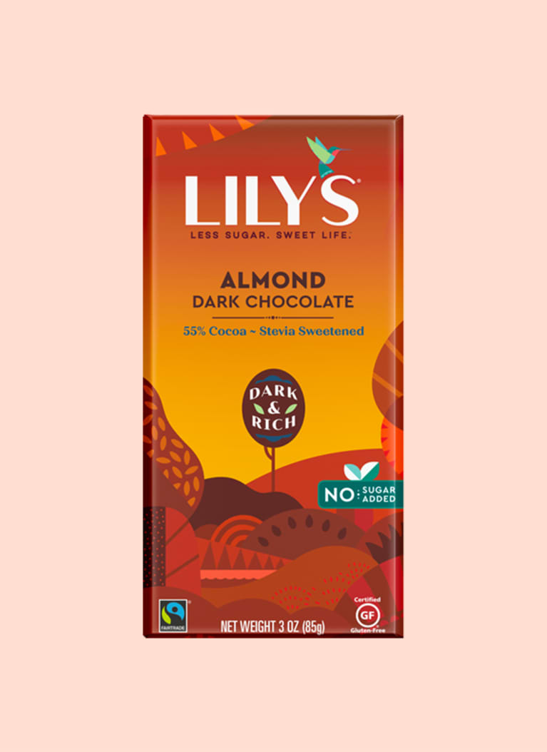 Lily's Almond Dark Chocolate Bar With Stevia