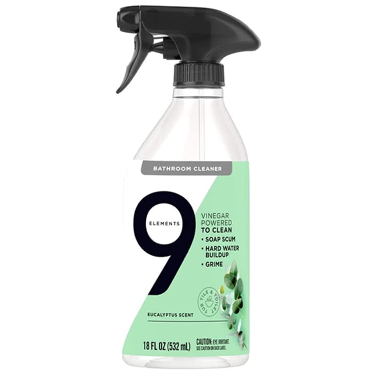 spray bottle with green label