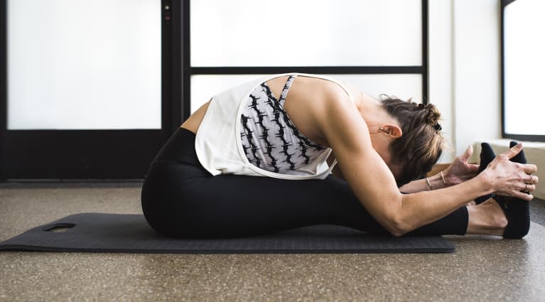 Forward fold stretch Forward fold stretch