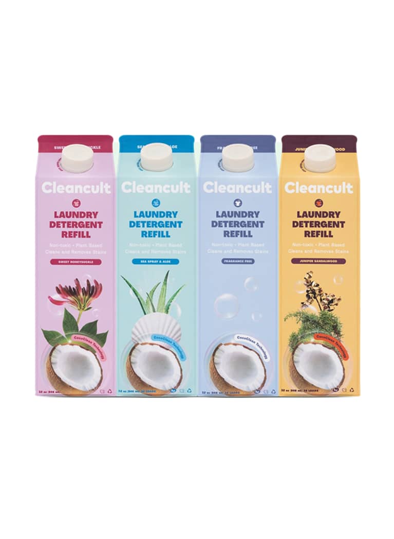 Cleancult colorful laundry cartons Cleancult colorful laundry cartons