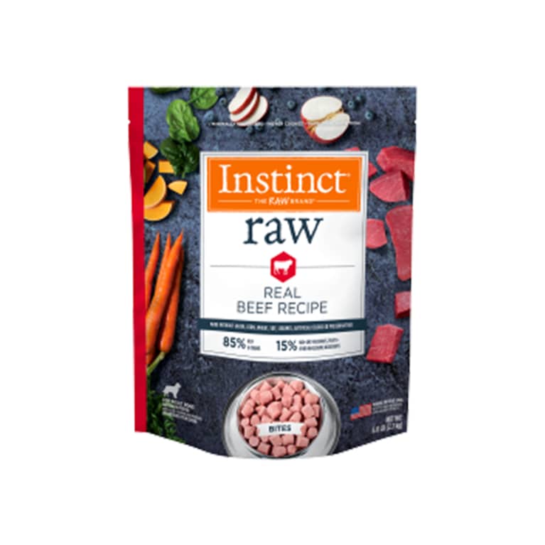 Instinct® Raw Frozen Bites Real Beef Recipe