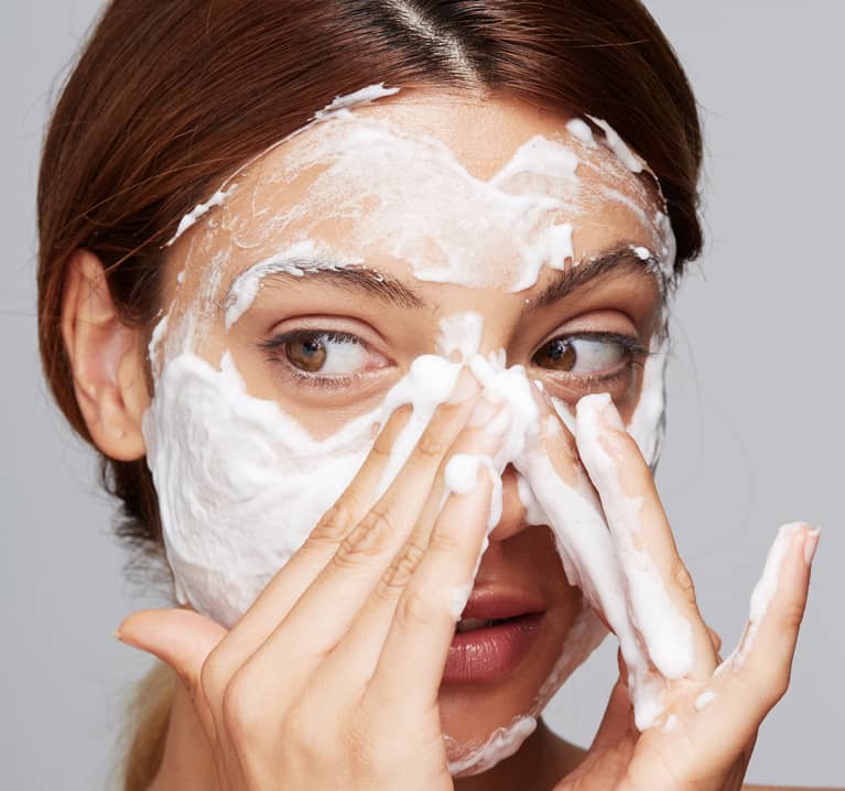 Uh, You Might Be Washing Your Face Wrong — This Is A Telltale Sign