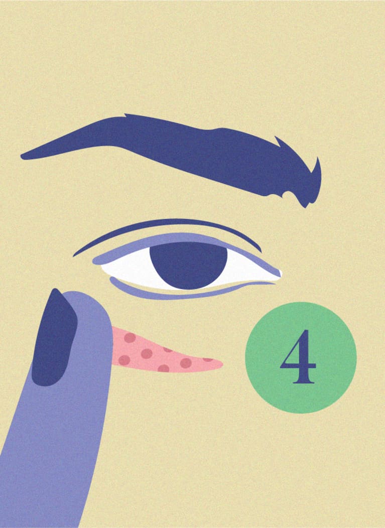 how to apply eye cream